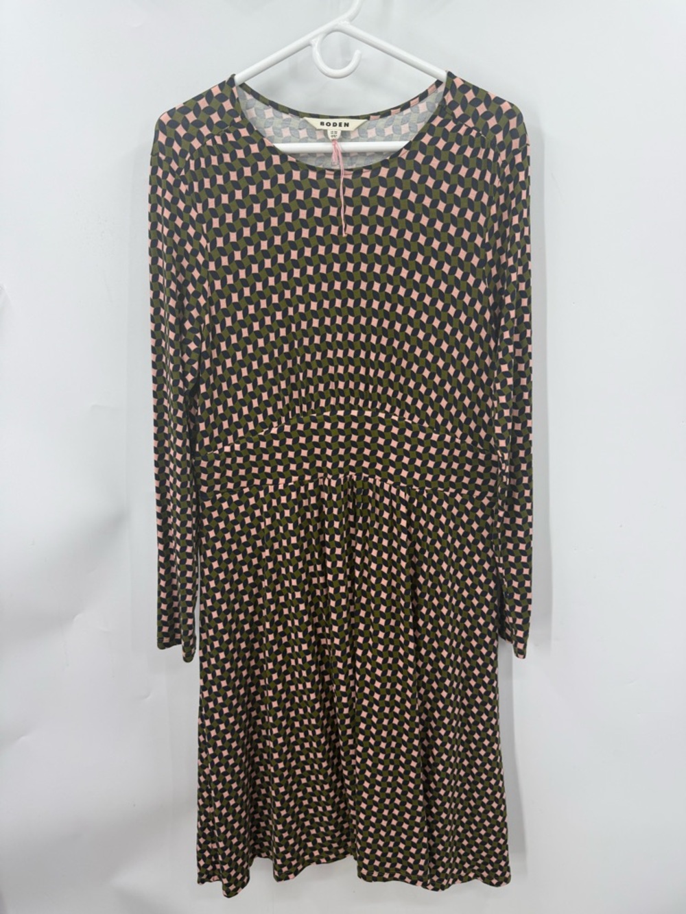 Boden Thea Long Sleeve Jersey Midi Dress 16 - Picture 2 of 9